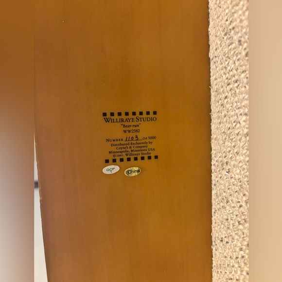 Williraye WW2382 Bear - Run LE 1103 /5000 - Picture 7 of 10